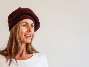 Ginette beret, in High Mountain Yak by Mlle Petronille