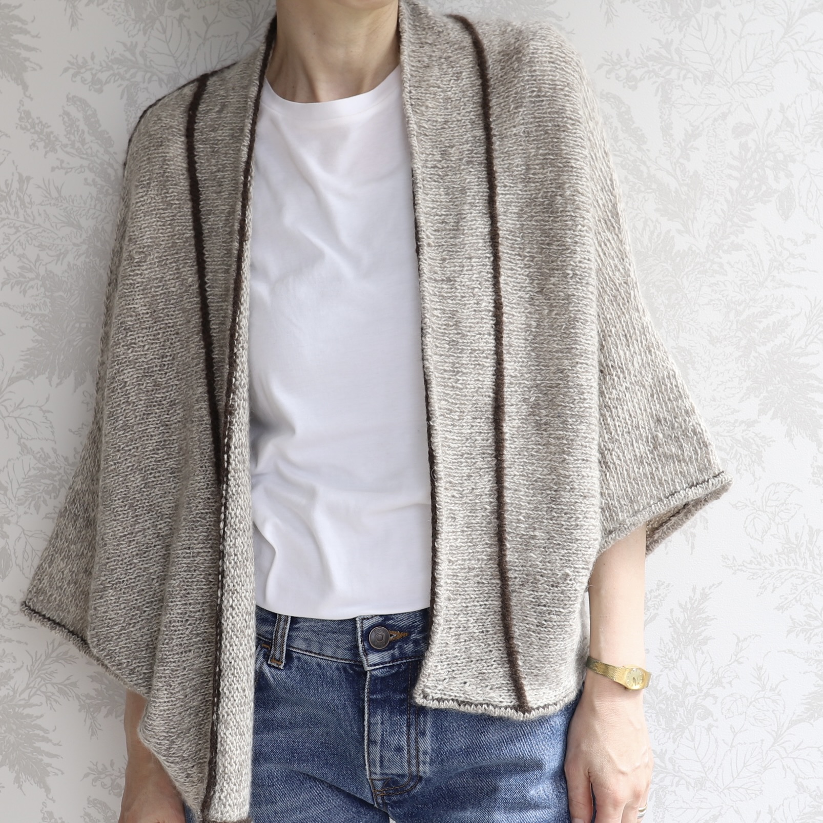 Winter garden Cardigan in High Mountain Yak by Eri - Image 5