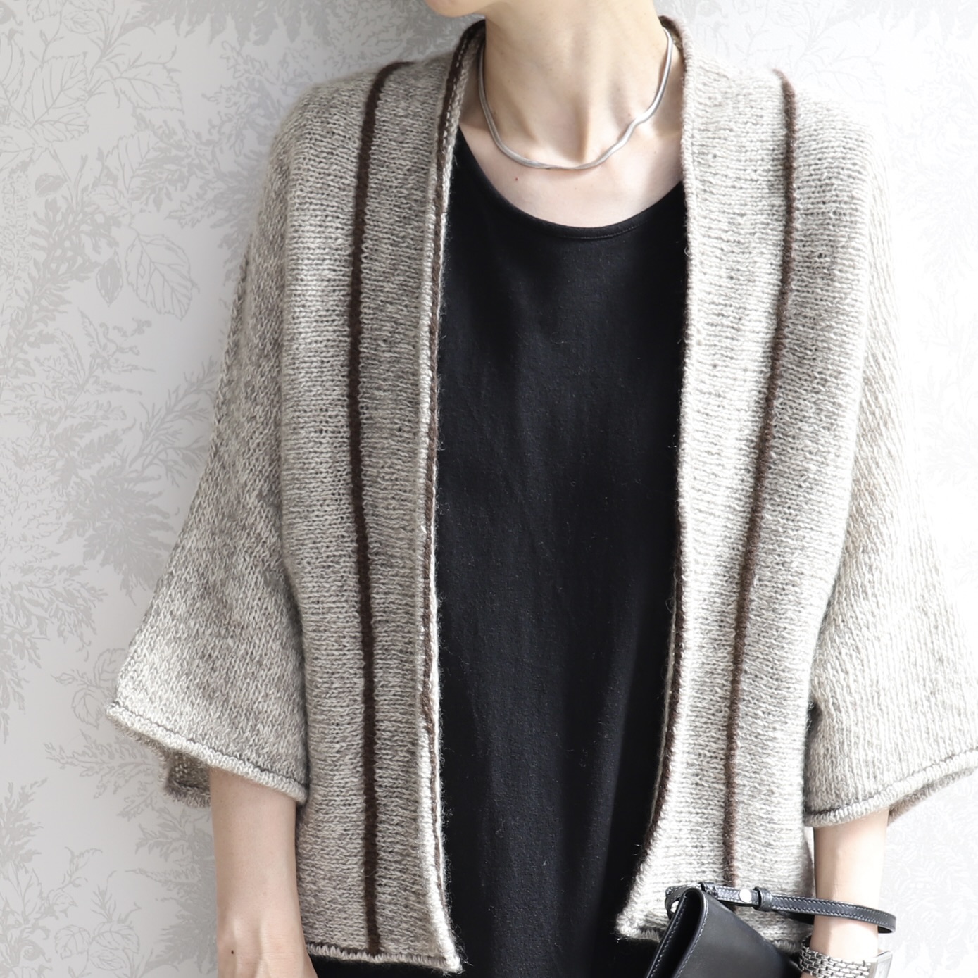Winter garden Cardigan in High Mountain Yak by Eri - Image 4